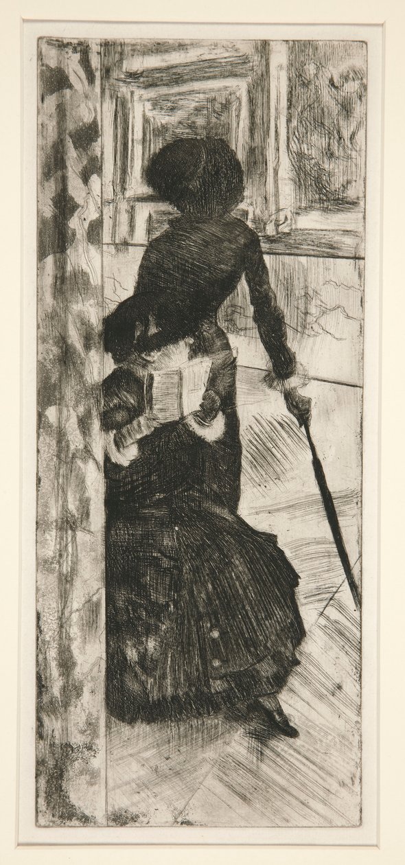 A Louvre-ban: festészet (Mary Cassatt) alkotó: Edgar Degas