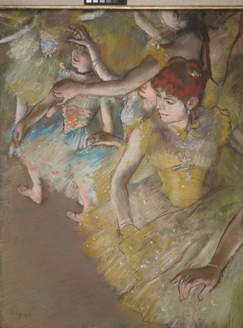 Balett táncosok a színpadon alkotó: Edgar Degas