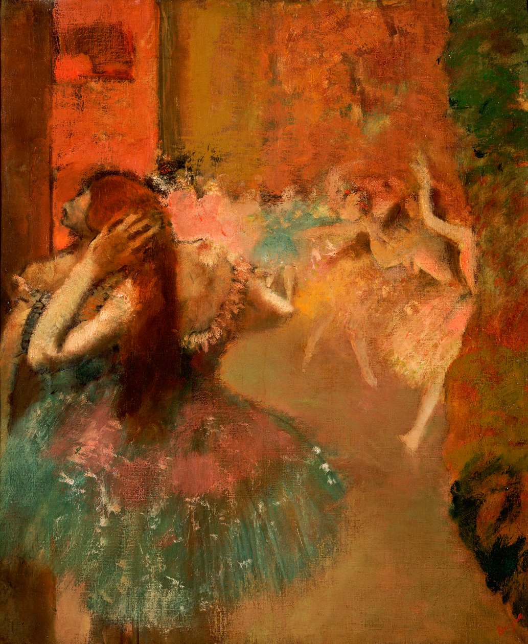 Balett jelenet alkotó: Edgar Degas