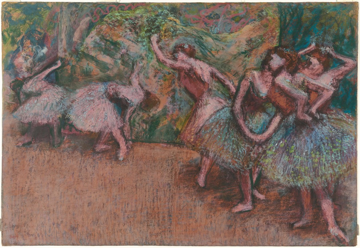 Balettjelenet, c. 1907. alkotó: Edgar Degas