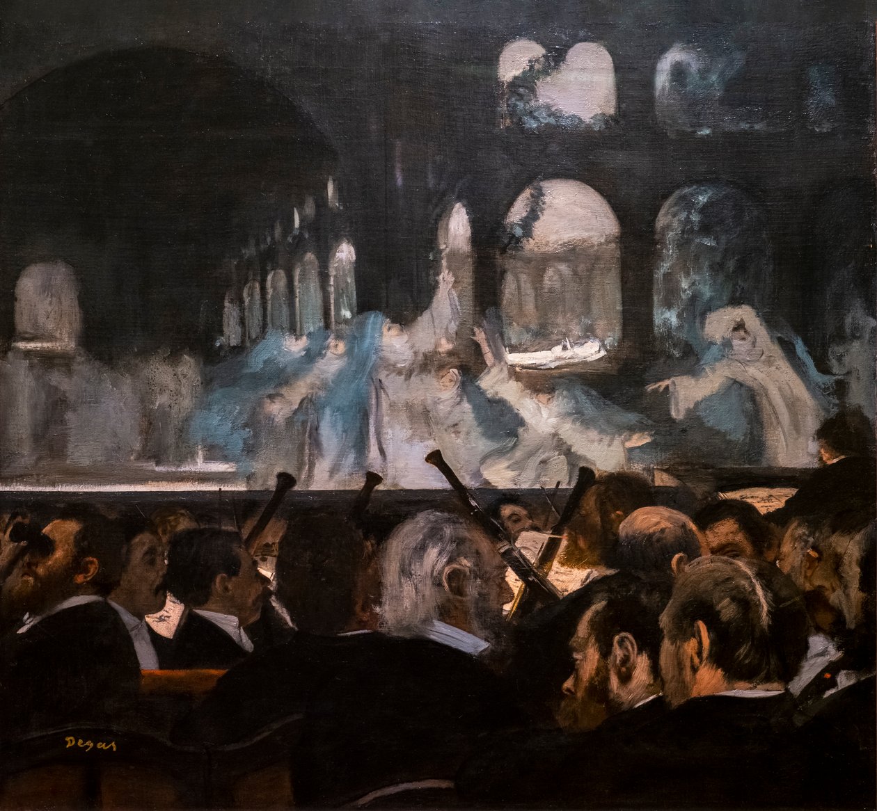 Ördög Róbert balettje. 1876. Olaj, vászon. alkotó: Edgar Degas