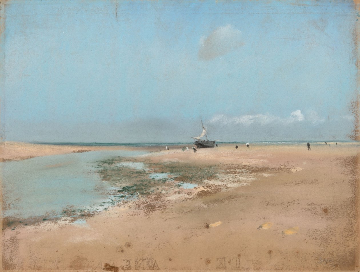 Strand apálykor (a folyó torkolata) alkotó: Edgar Degas