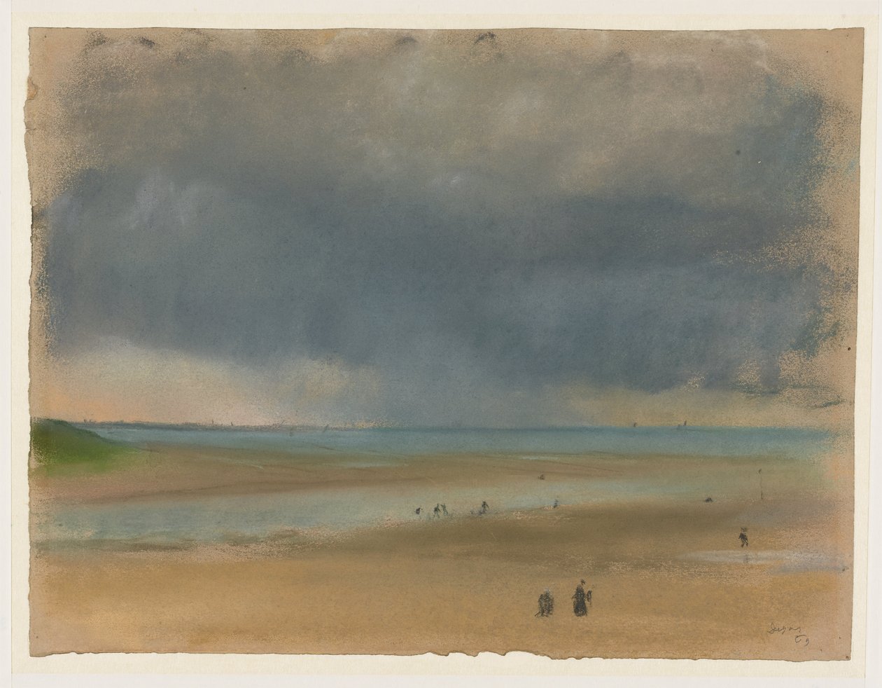 A tenger mellett alkotó: Edgar Degas