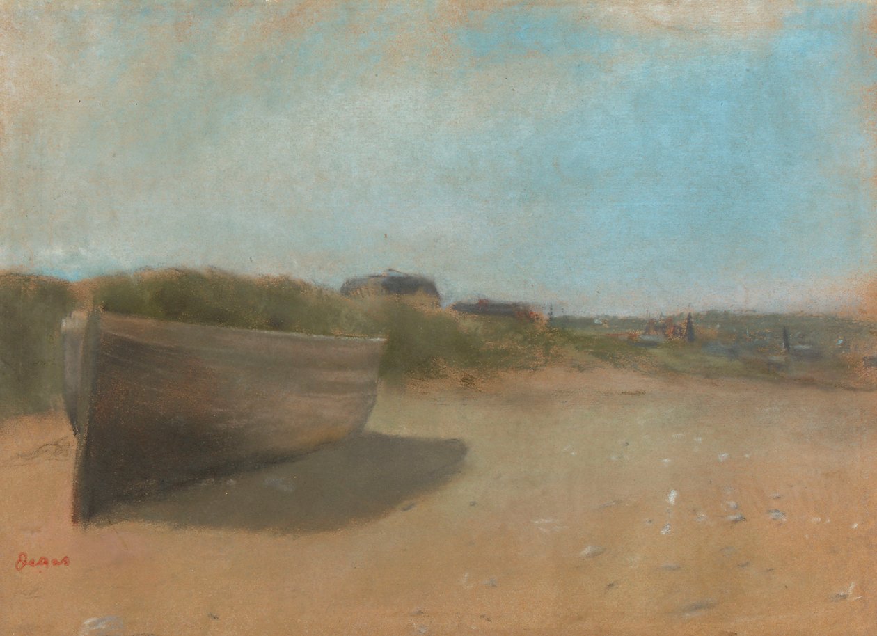 Hajó a tengerparton, 1869 körül alkotó: Edgar Degas