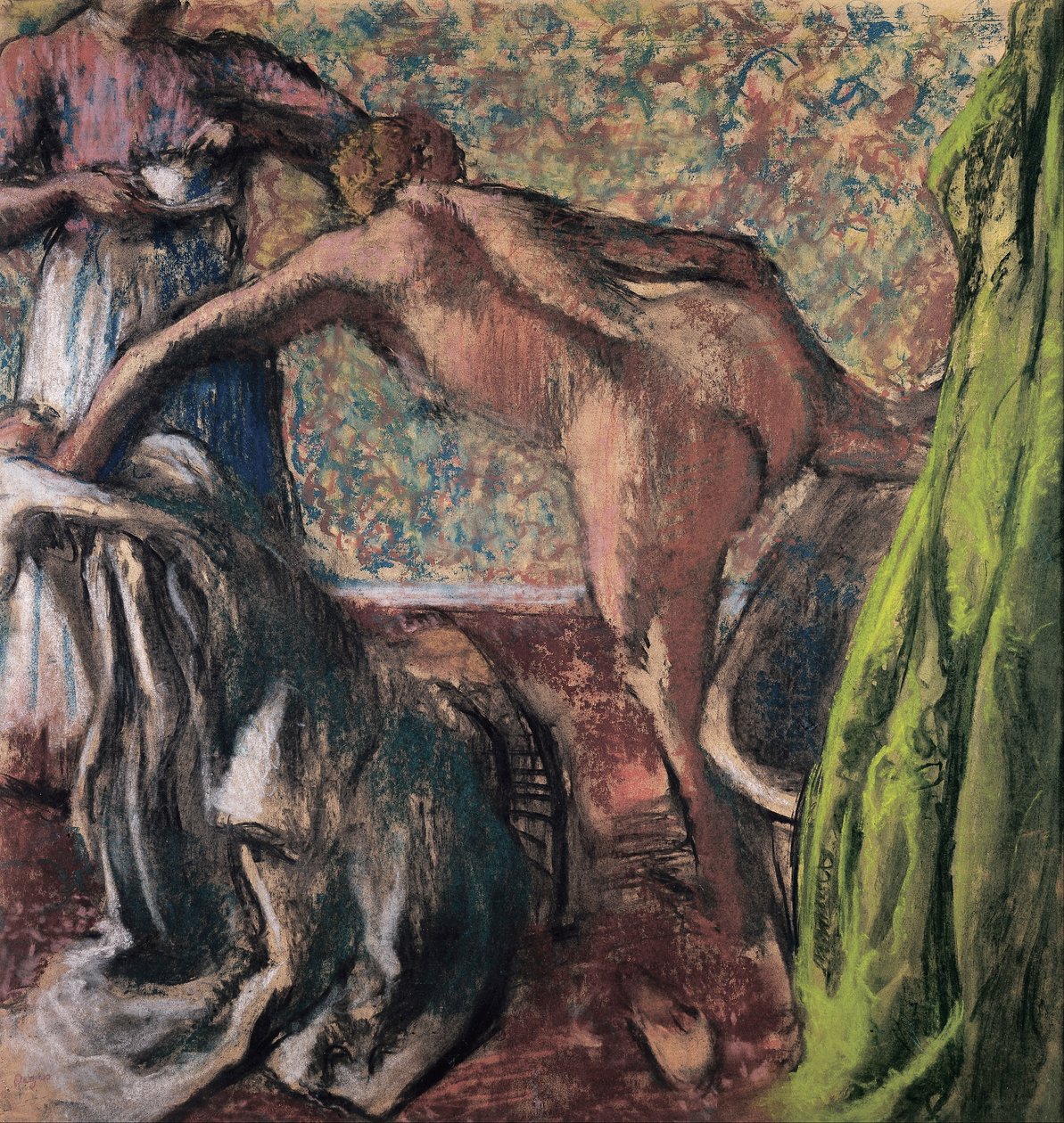 Reggeli a fürdő után (A fürdő) alkotó: Edgar Degas