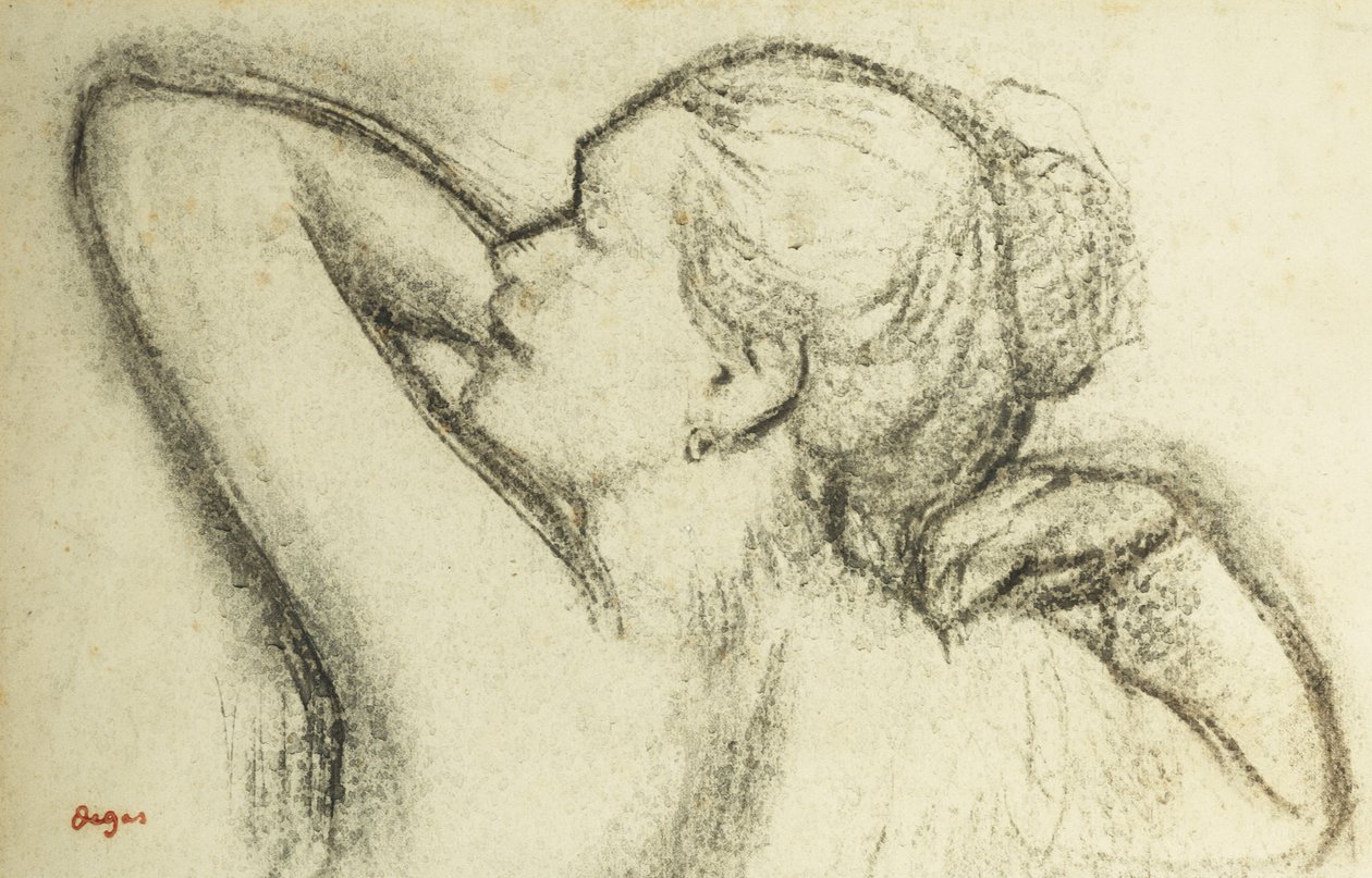 Nő mellszobra; Buste de Femme, alkotó: Edgar Degas