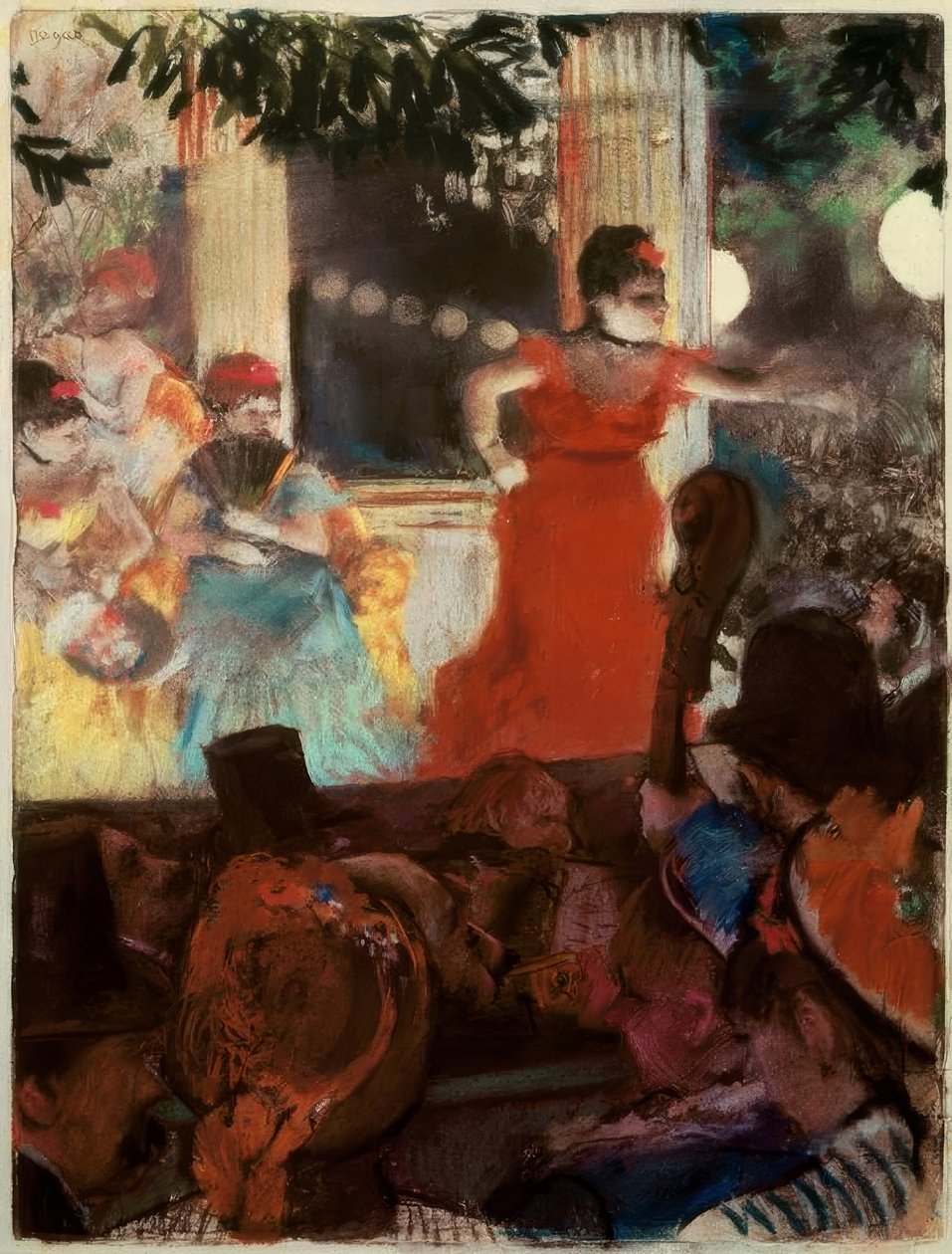 Kávézó-koncert nagyköveteknek alkotó: Edgar Degas