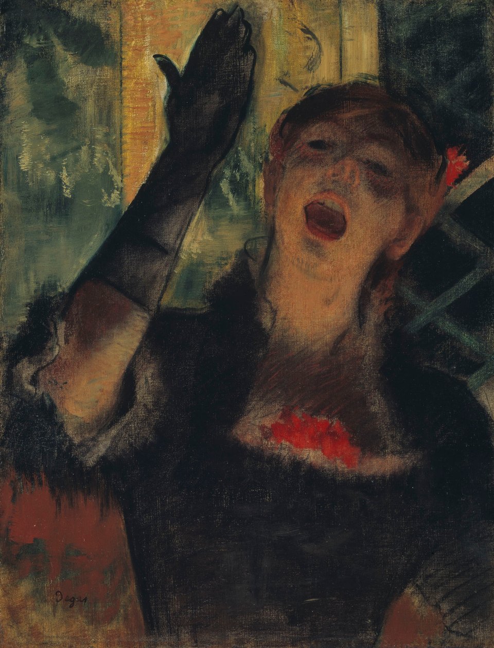 Café Singer alkotó: Edgar Degas