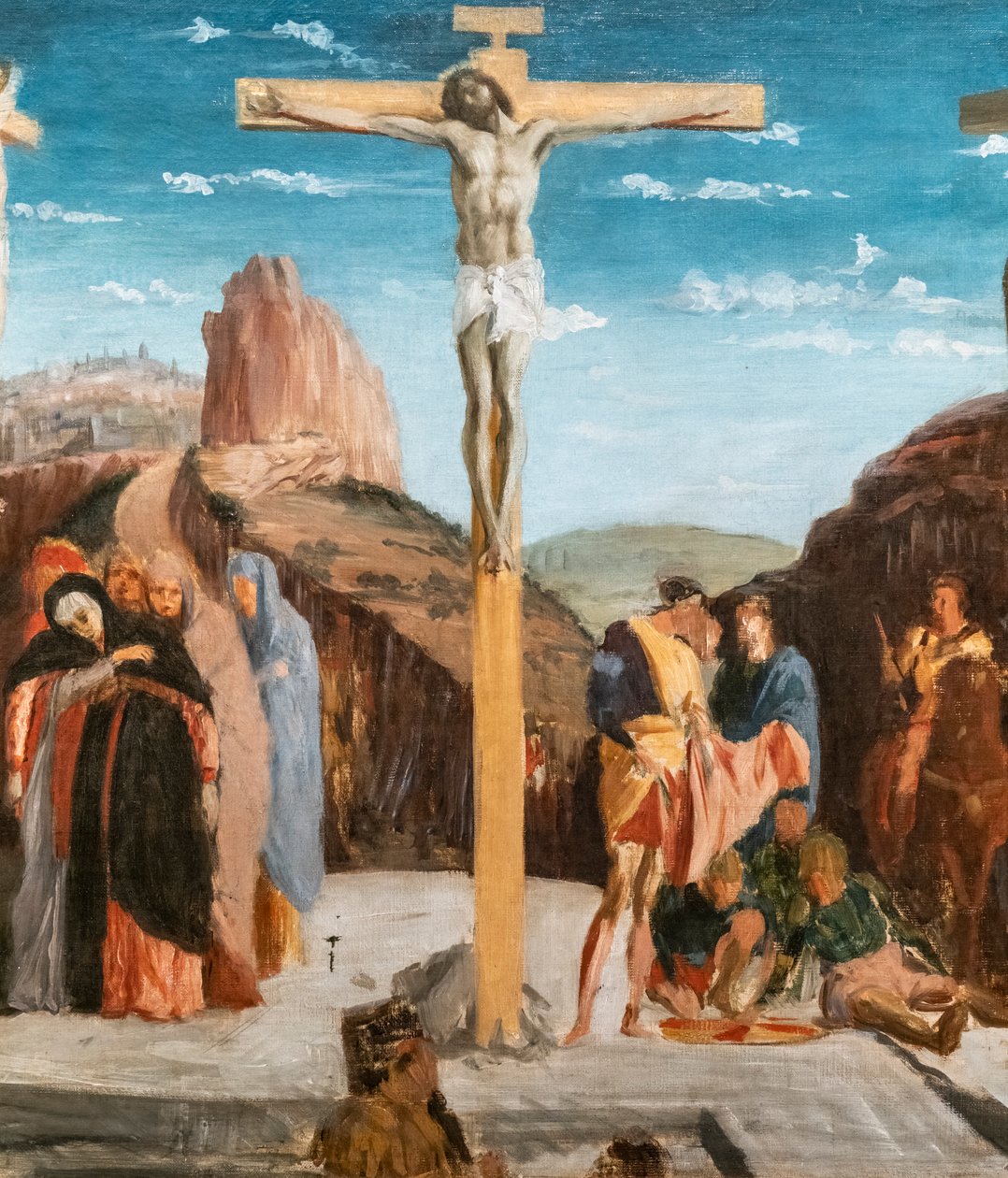 Kálvária (másolat Andrea Mantegna után) (részlet). 1861. Olaj, vászon. alkotó: Edgar Degas