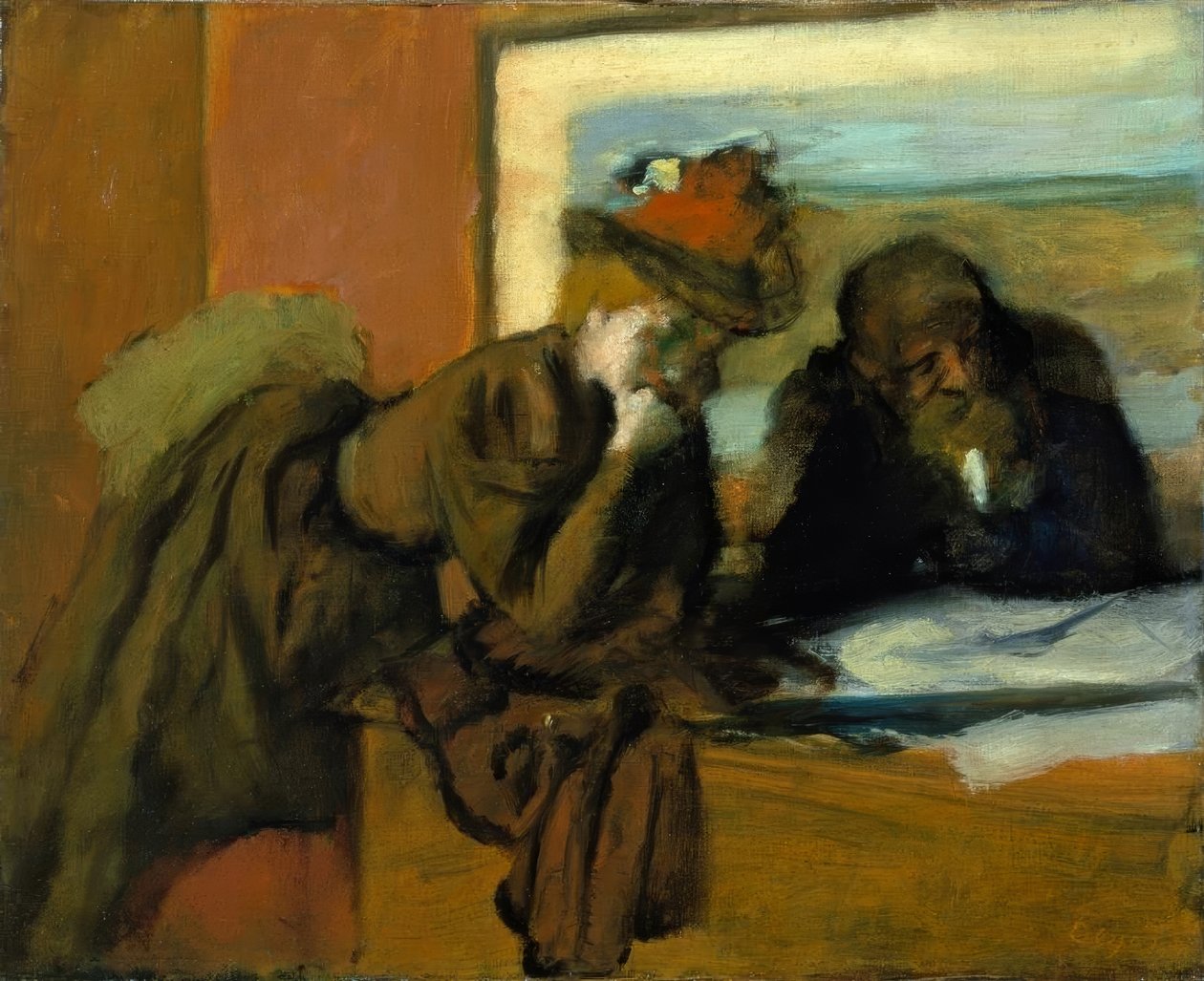 Csevegés alkotó: Edgar Degas