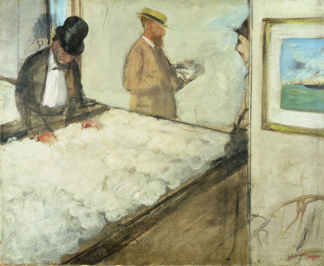 Cotton Merchants, New Orleans, 1873 (olaj, vászon) alkotó: Edgar Degas