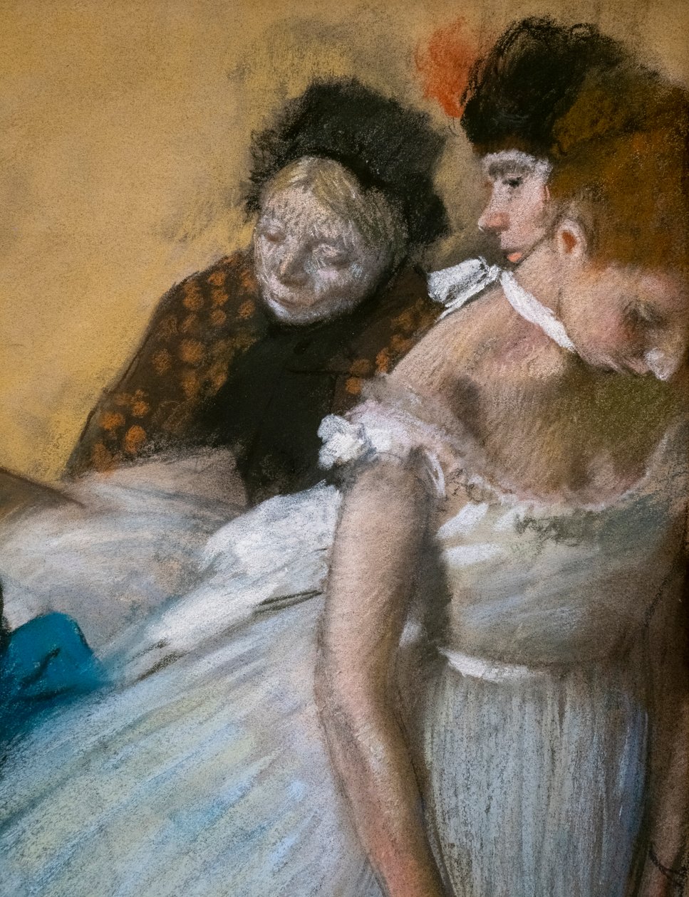 Táncvizsga (részlet). 1880. Pasztell papíron. alkotó: Edgar Degas