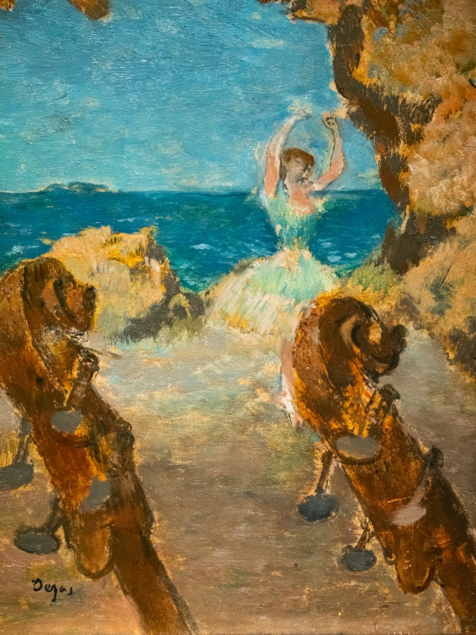 Táncos. Balett jelenet. 1891. Olaj, vászon. alkotó: Edgar Degas