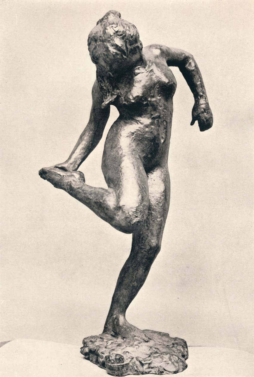 Táncosnő jobb lábának talpát nézi, c1900 alkotó: Edgar Degas