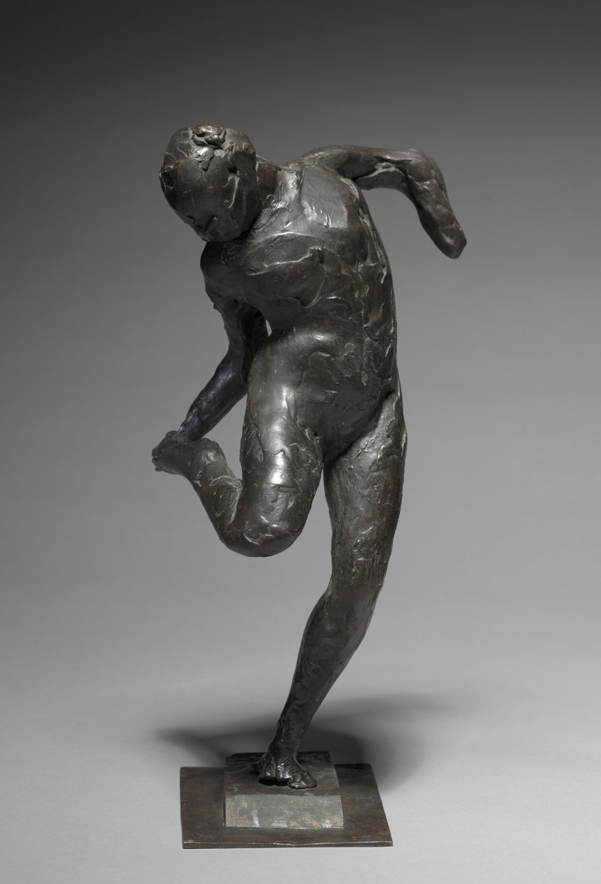 Táncosnő jobb lábának talpát nézi, 1896-1897 alkotó: Edgar Degas