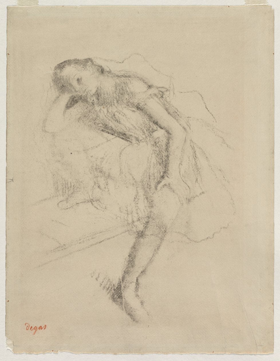 Táncos nyugalomban, c. 1895. alkotó: Edgar Degas