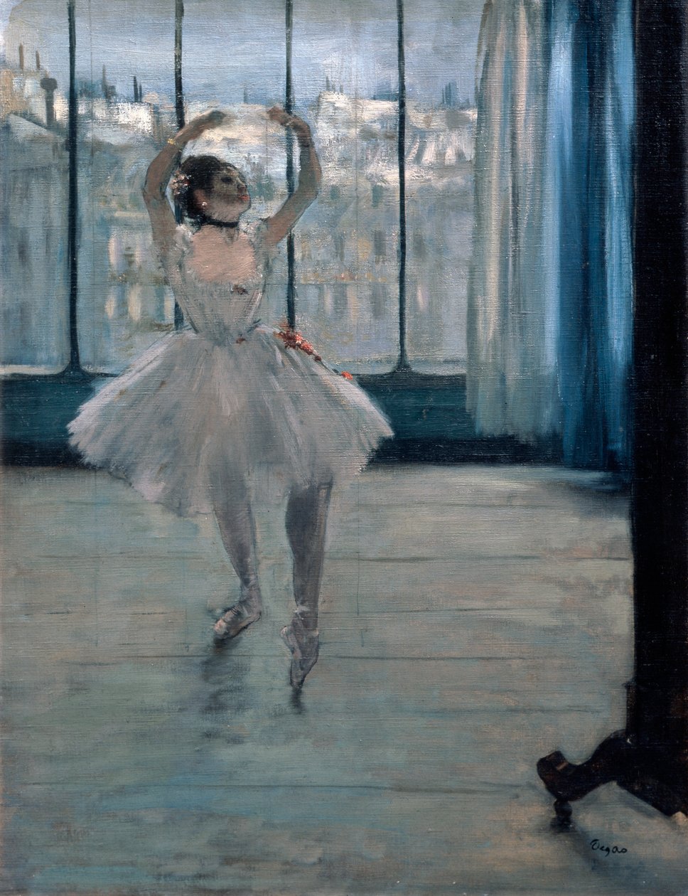 Táncos a fényképésznél, 1875 alkotó: Edgar Degas