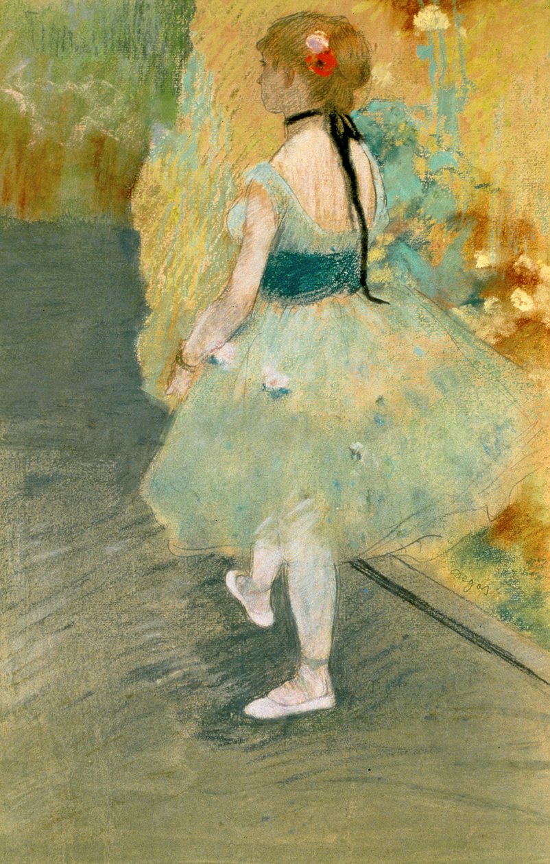 Táncos zöldben, 1878 körül alkotó: Edgar Degas
