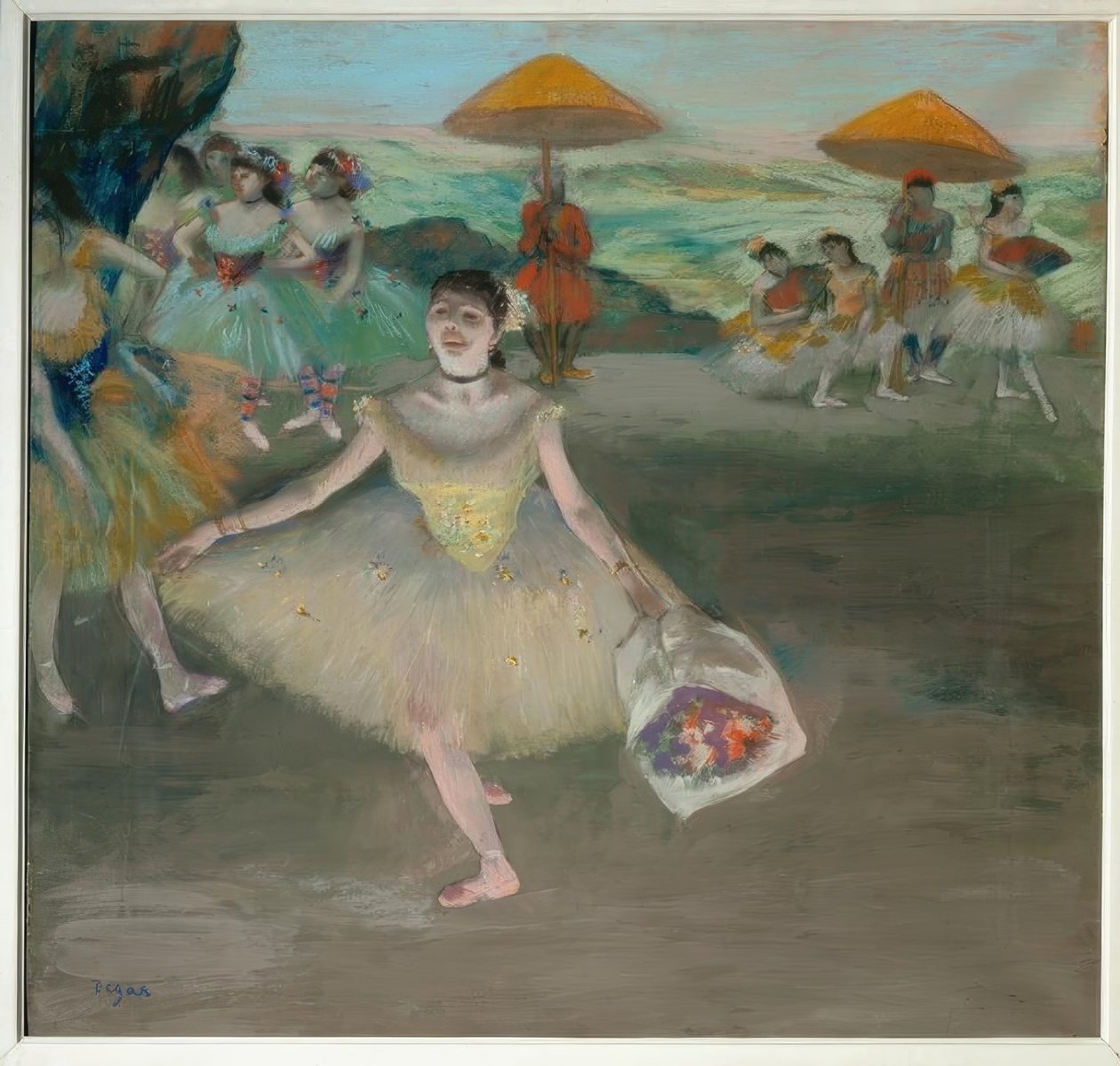 Táncos a színpadon alkotó: Edgar Degas