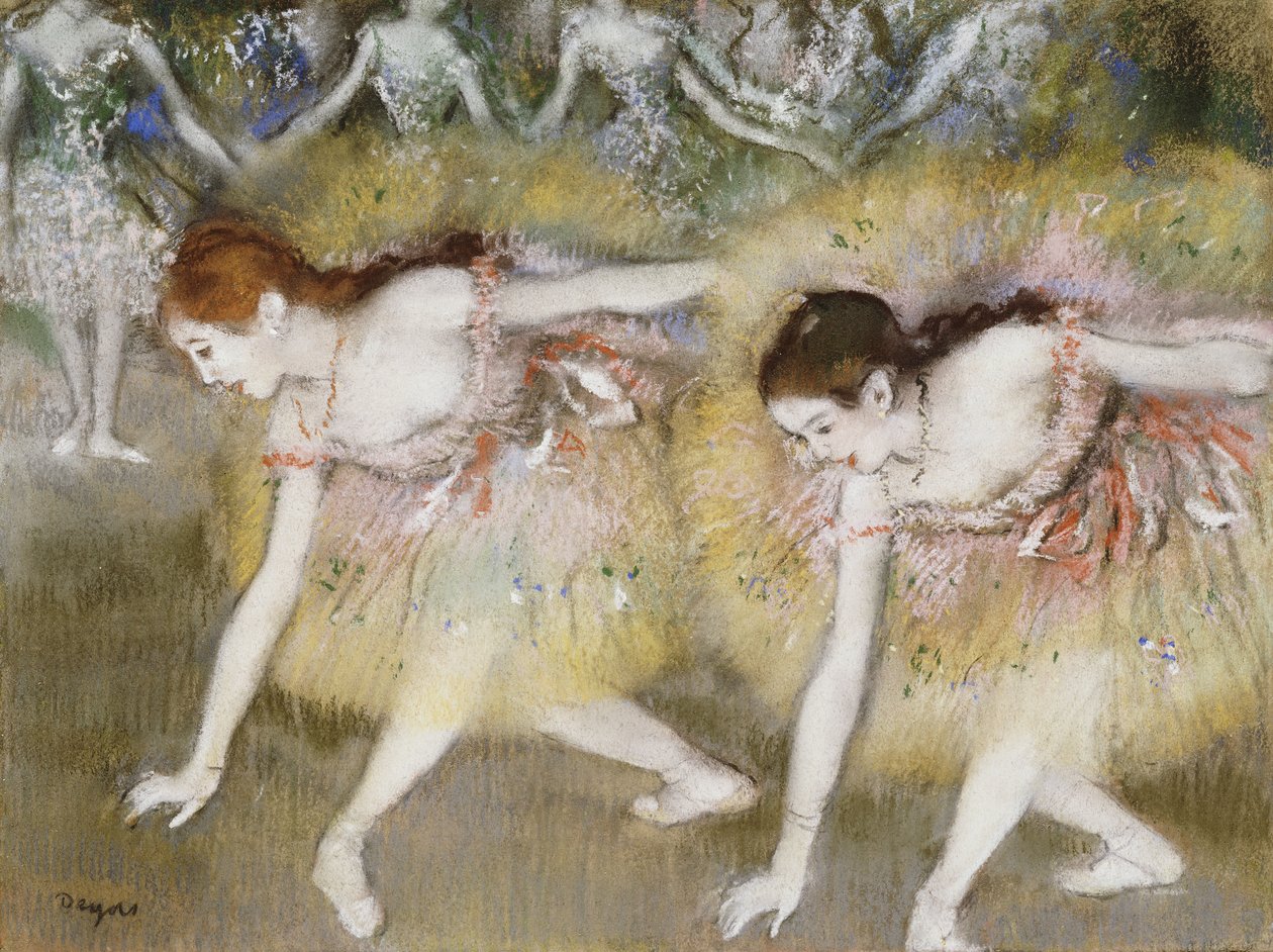 Lehajló táncosok alkotó: Edgar Degas