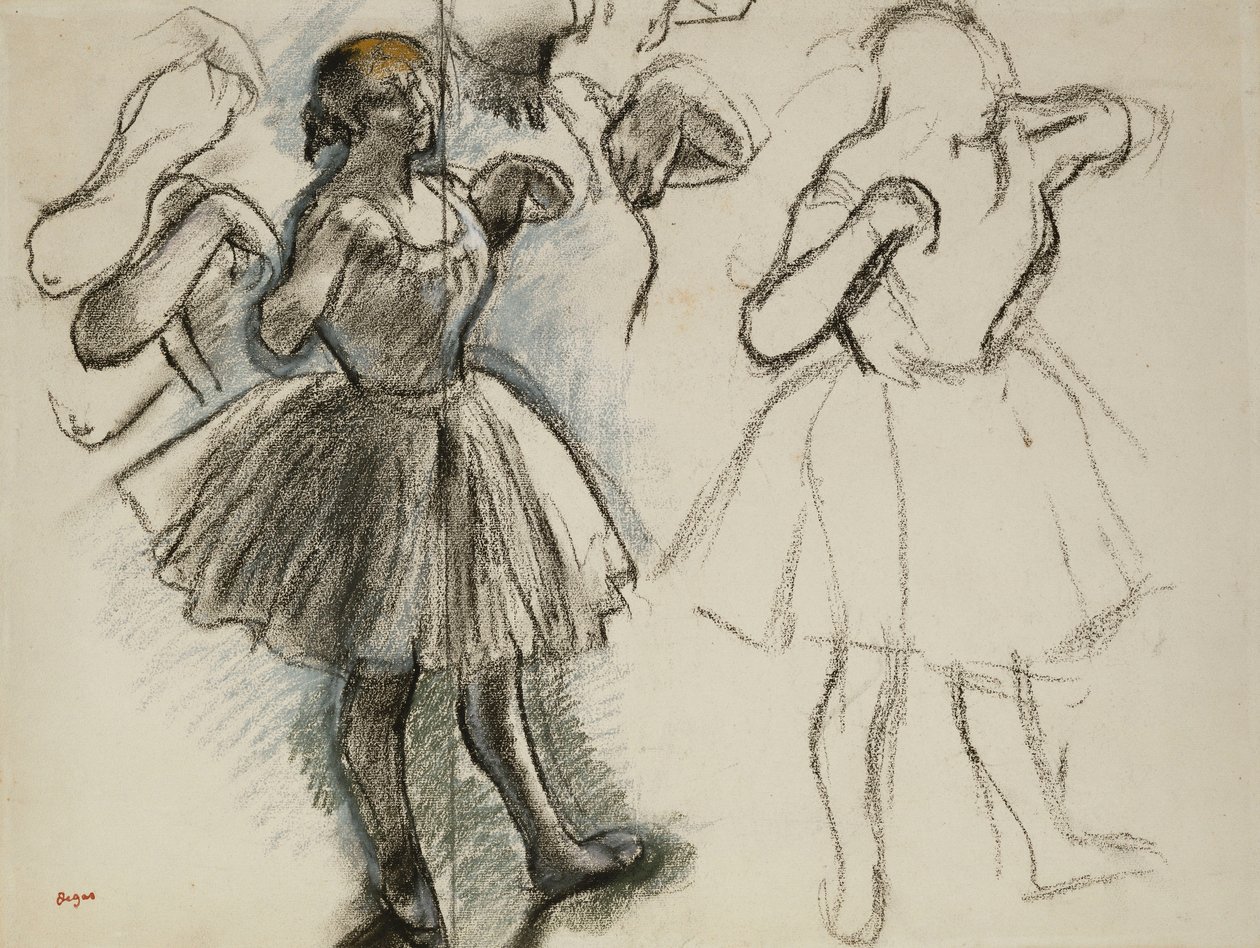 táncosok; Táncosok, alkotó: Edgar Degas