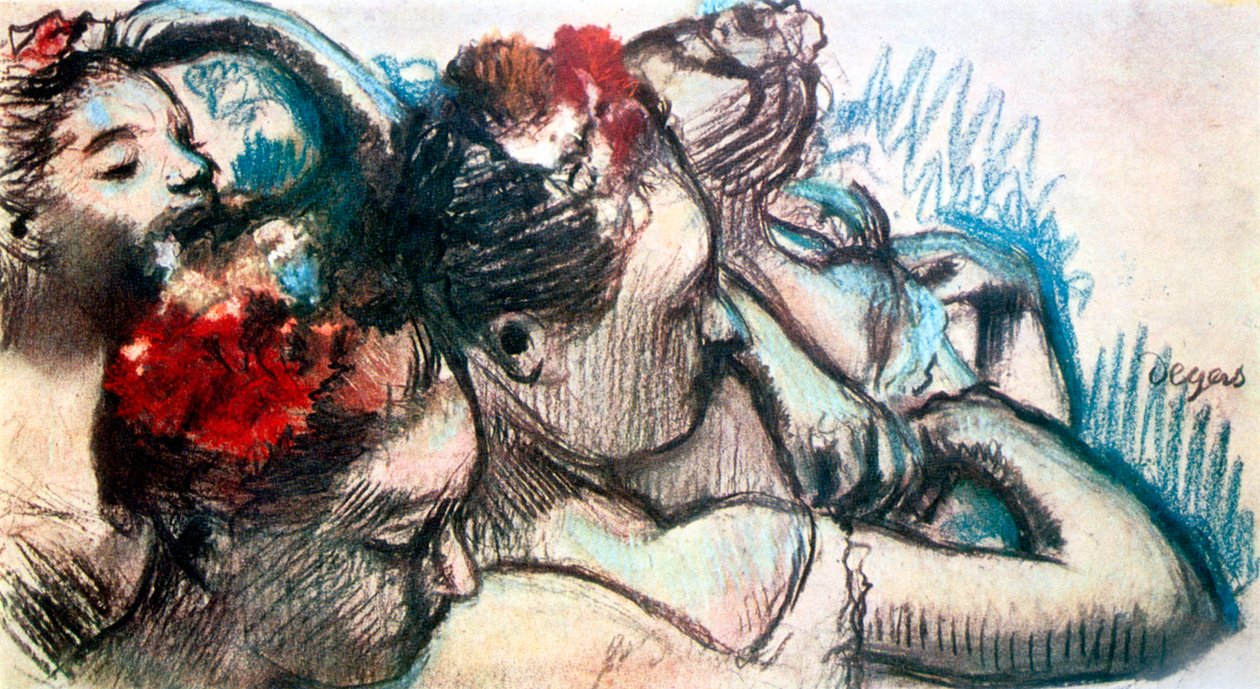 Táncosfejek, 1899 alkotó: Edgar Degas