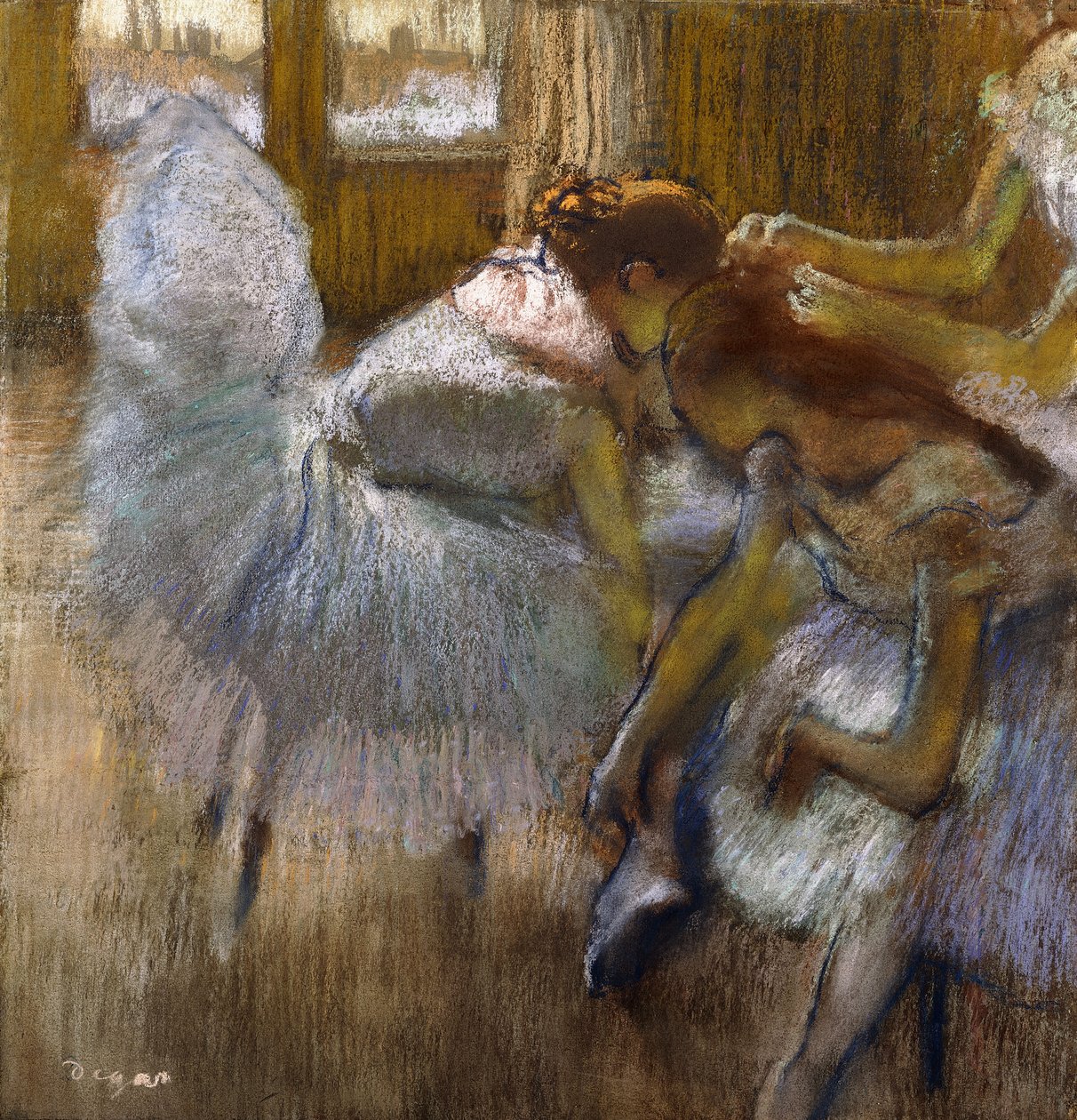 Táncosok nyugalomban, 1885 körül alkotó: Edgar Degas
