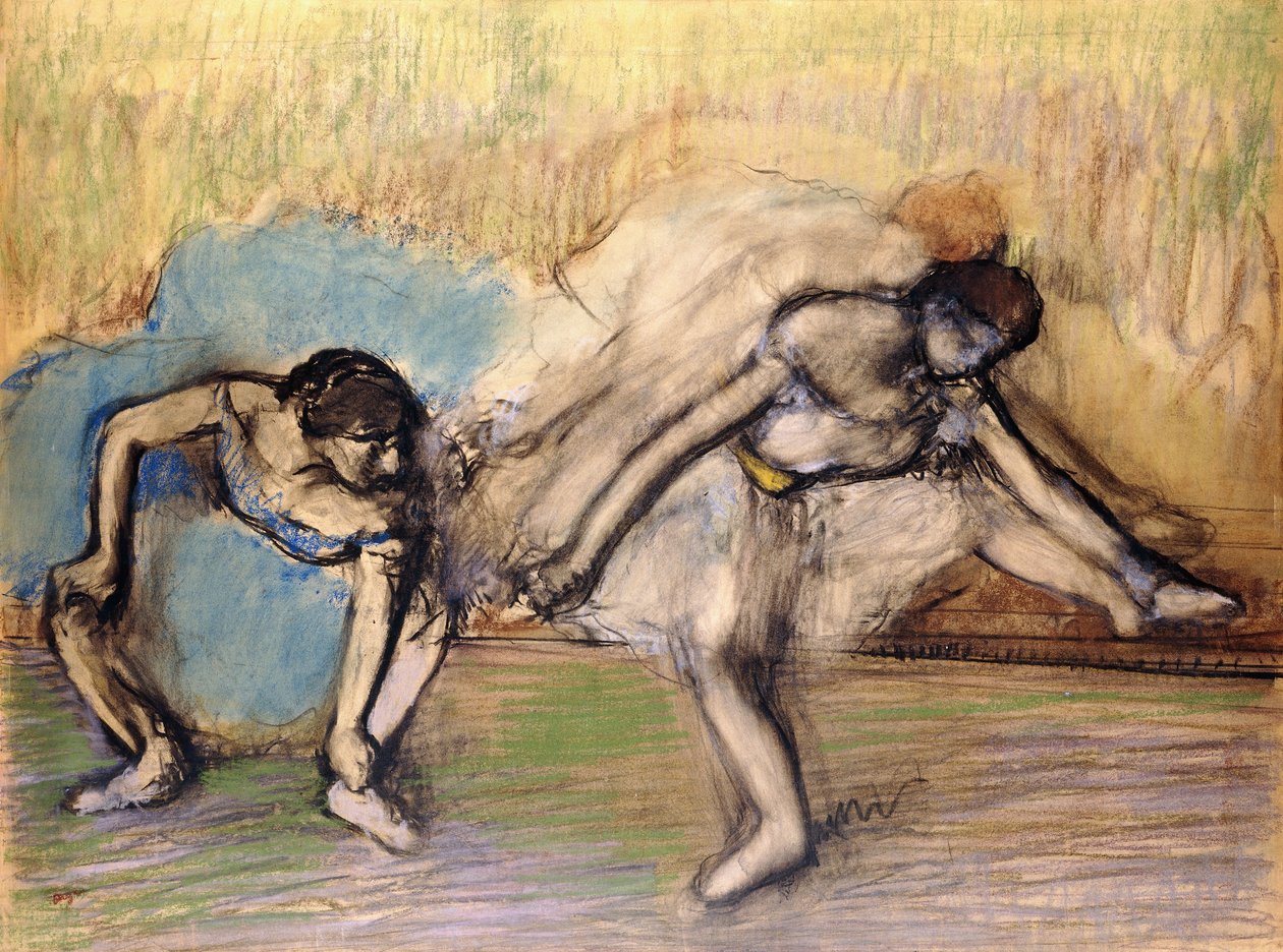 Táncosok nyugalomban, 1896 körül alkotó: Edgar Degas