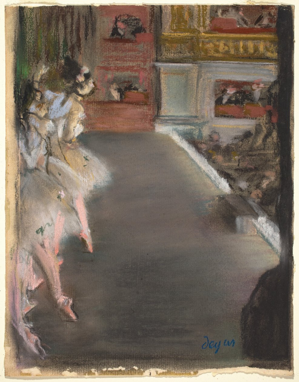 Táncosok a Régi Operaházban alkotó: Edgar Degas