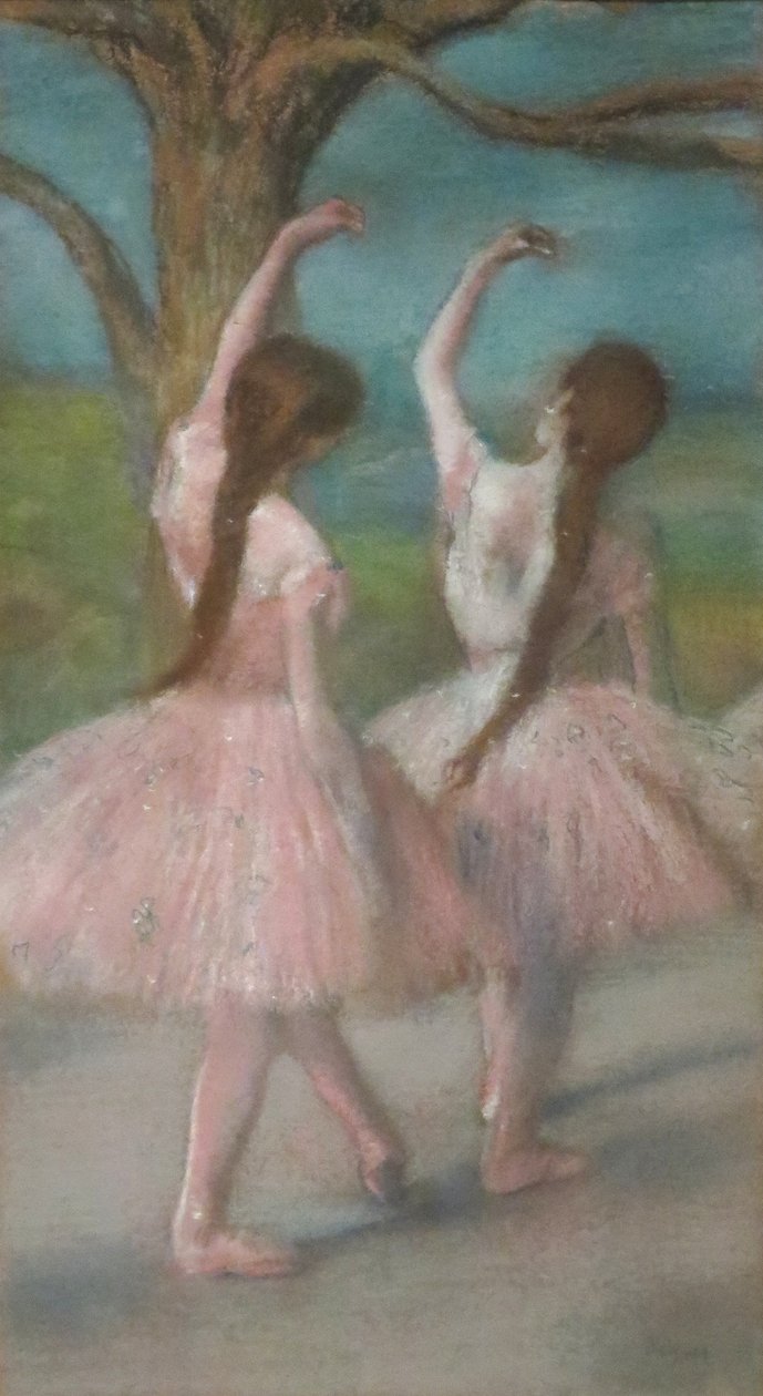 Táncosok rózsaszínben alkotó: Edgar Degas