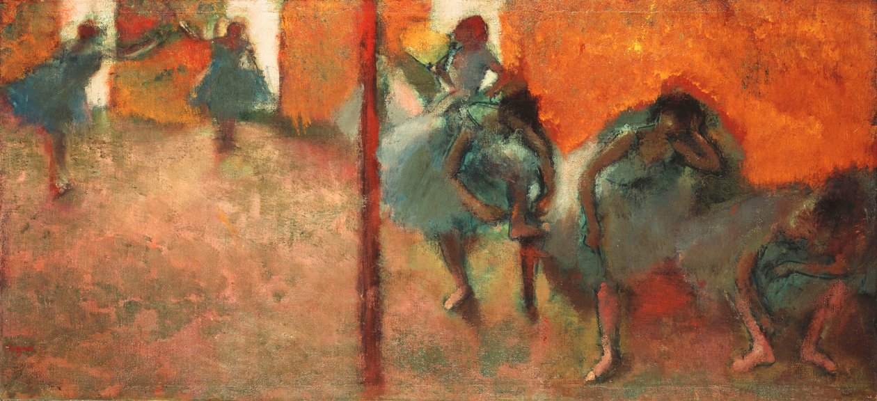 Táncosok egy stúdióban, 1900-05 alkotó: Edgar Degas