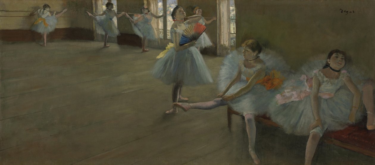 Táncosok az osztályteremben, 1880 körül alkotó: Edgar Degas