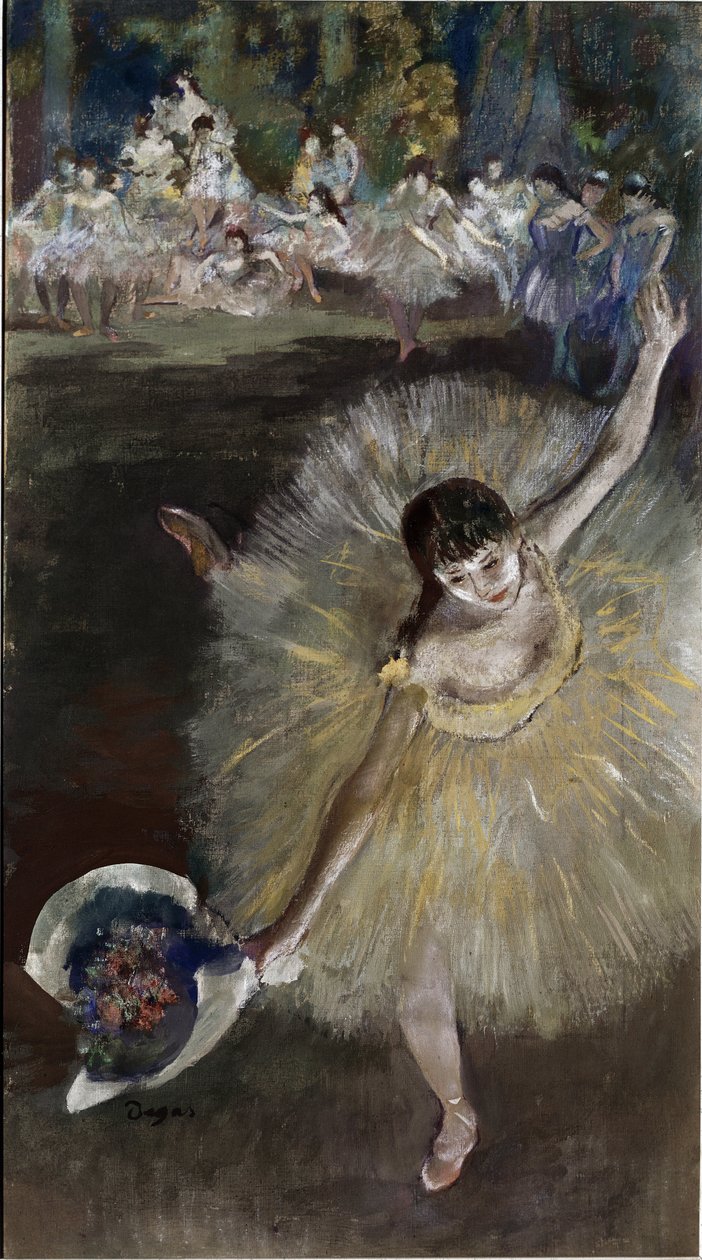 Táncoló lány (olaj, vászon) alkotó: Edgar Degas