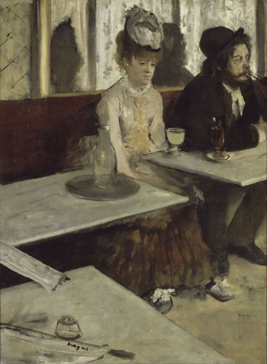 Egy kávézóban, más néven az Absinthe alkotó: Edgar Degas