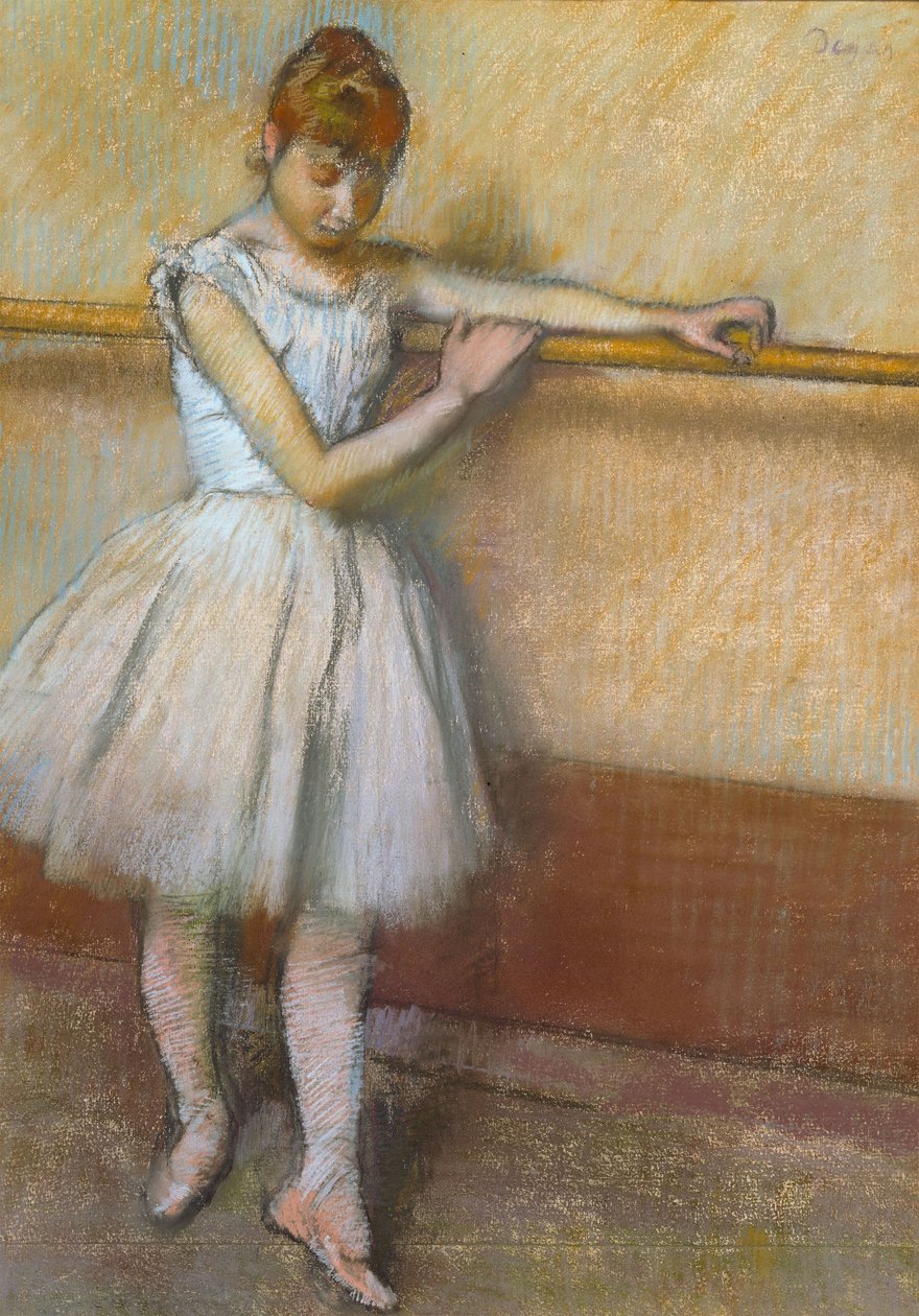 Táncosnő a bárpultnál", Edgar Degas, 1885 körül. alkotó: Edgar Degas