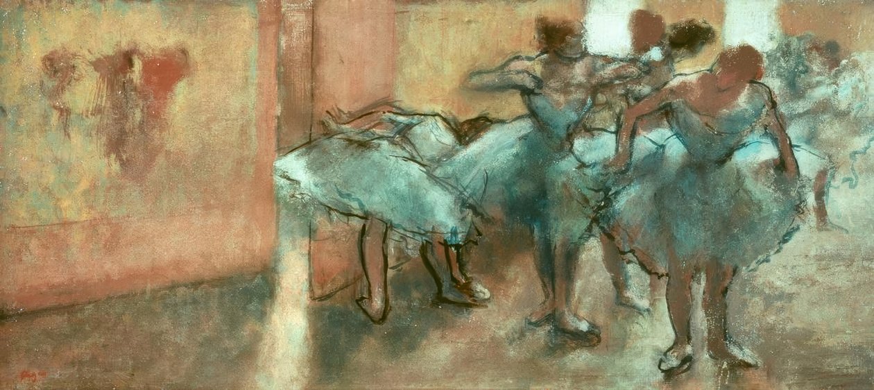Táncosok az előcsarnokban alkotó: Edgar Degas