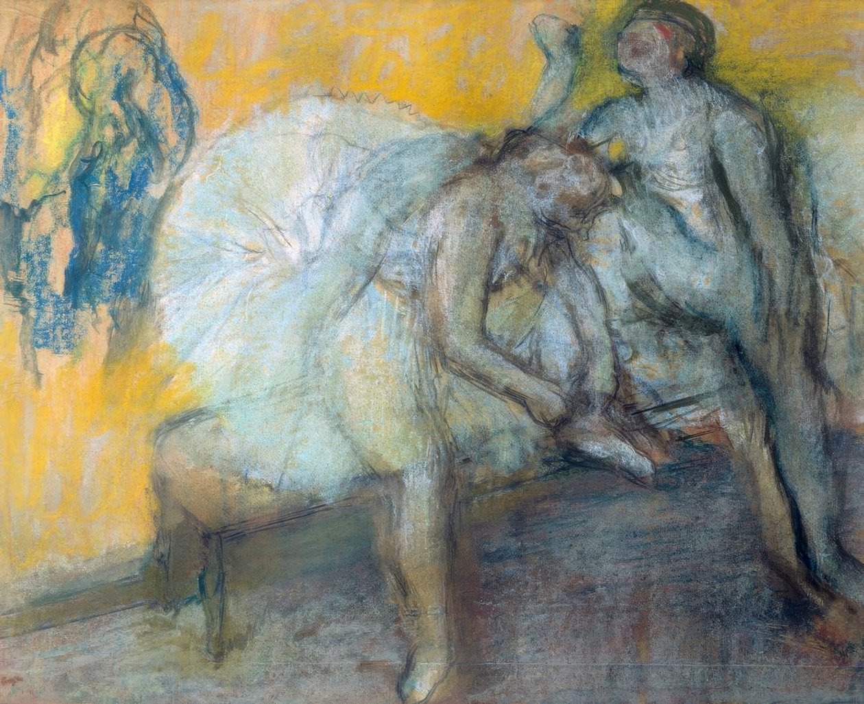 Két táncos pihen alkotó: Edgar Degas