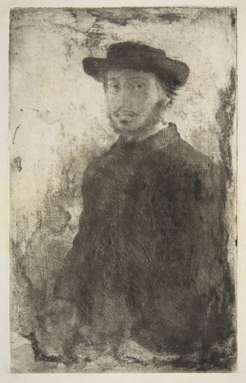 Edgar Degas: önarckép alkotó: Edgar Degas