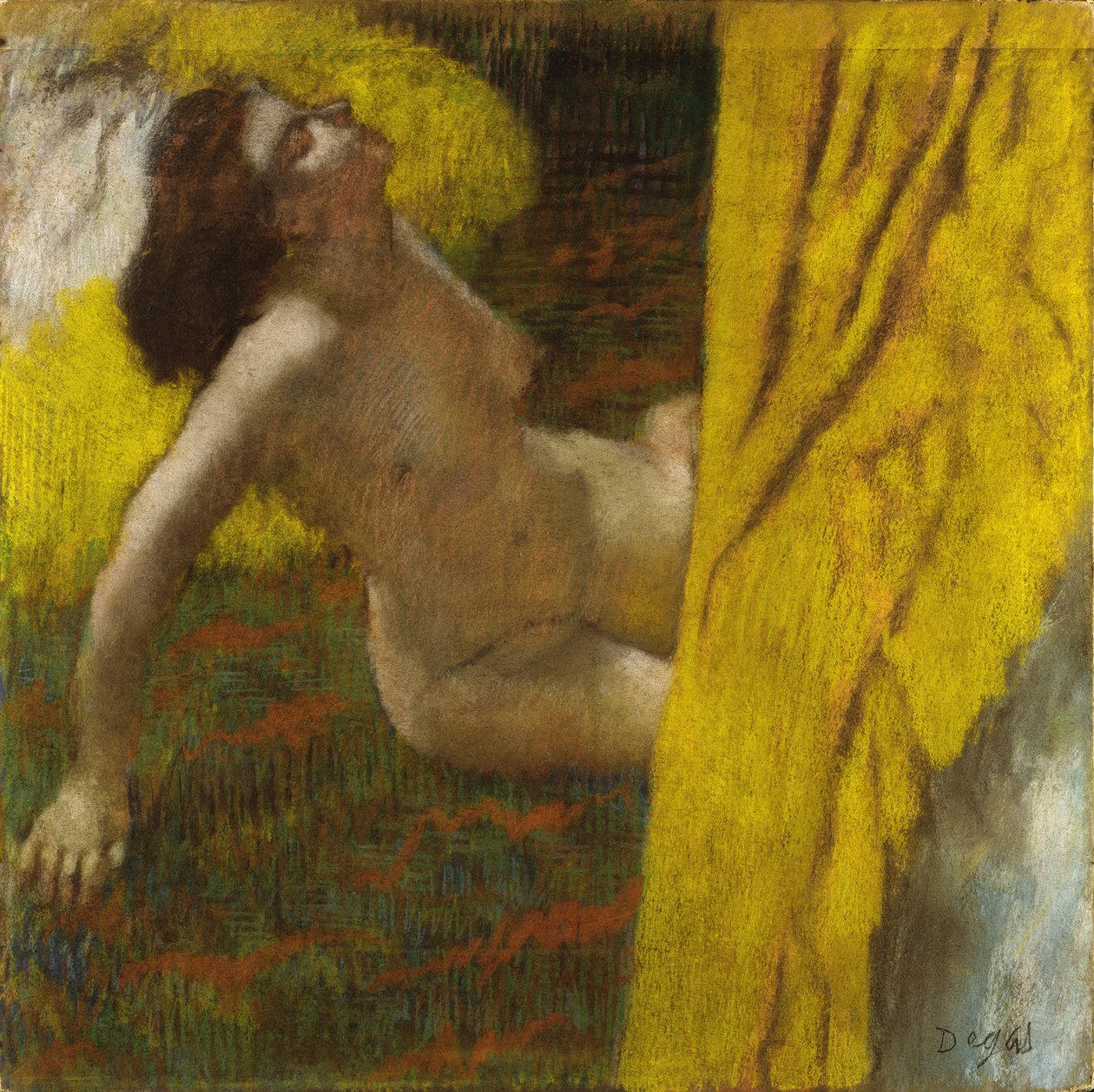 Női akt, 1885-1886 körül. alkotó: Edgar Degas