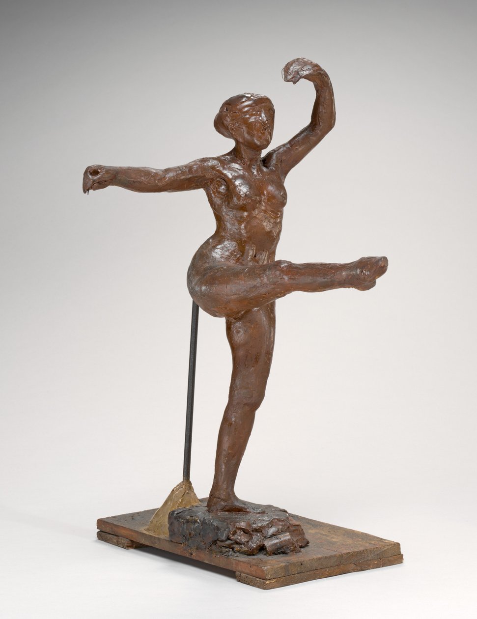 Negyedik pozíció elöl, a bal lábon, c. 18851890. alkotó: Edgar Degas
