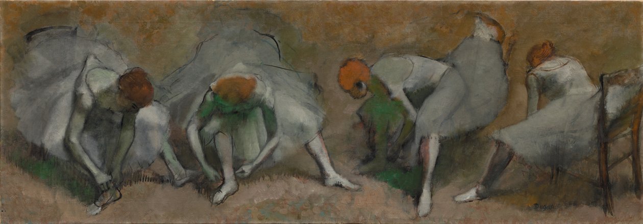 Táncosok fríze, c. 1895. alkotó: Edgar Degas