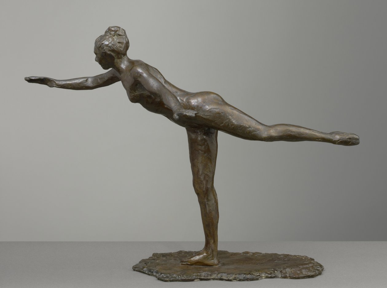 Grand Arabesque, másodszor, mintázott 1880-as évek körül, öntött 1919-21 alkotó: Edgar Degas