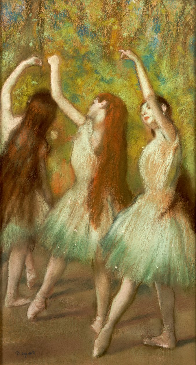 Zöld táncosok, 1878 alkotó: Edgar Degas