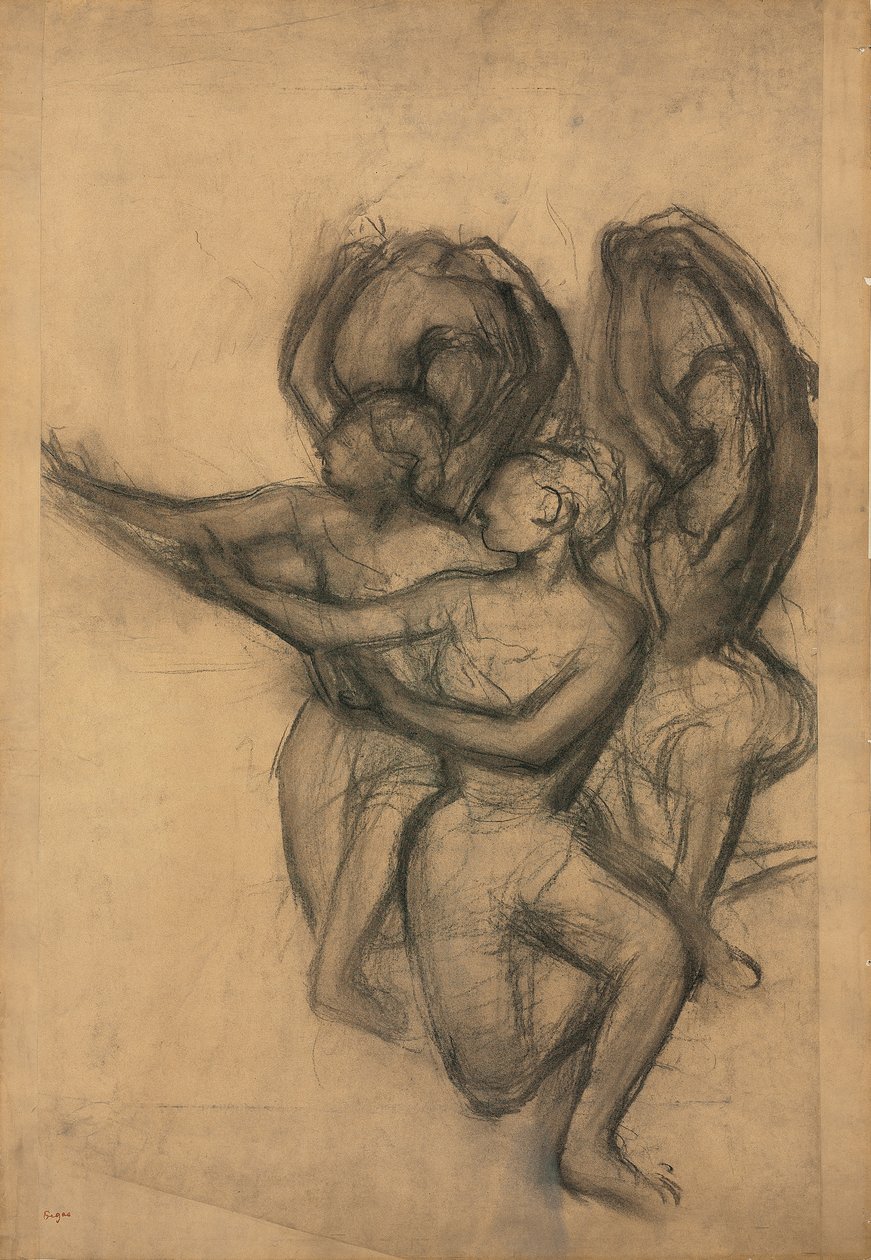 Táncosok Csoportja; Táncosok Csoportja, 1895-1900 körül alkotó: Edgar Degas