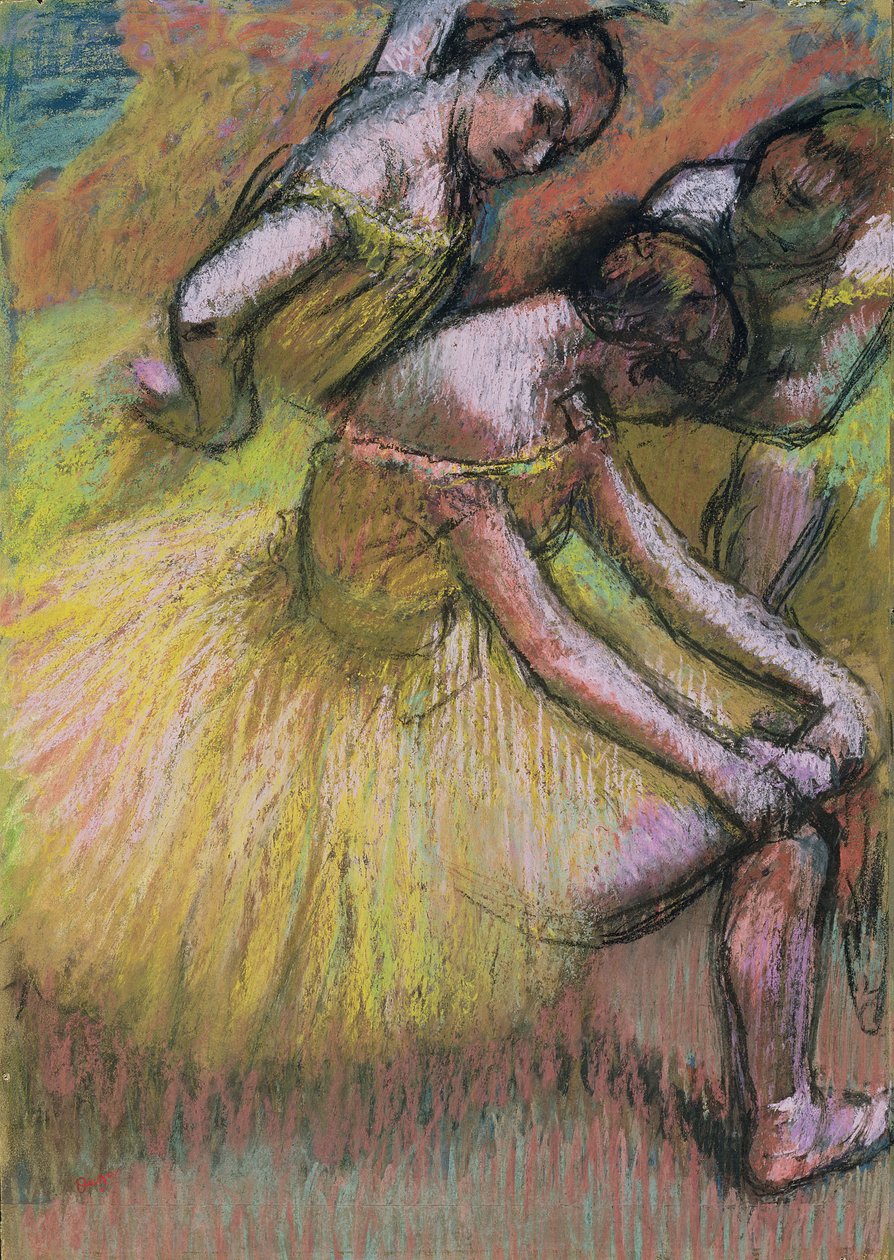Három táncos csoportja alkotó: Edgar Degas
