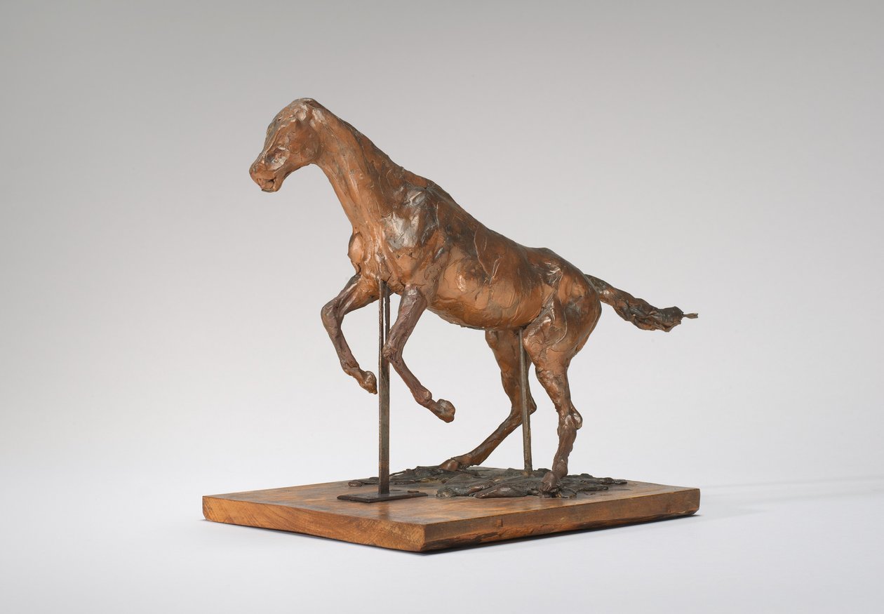 Ló Balkoló Ló Akadály eltávolítása, 1880-as évek vége. alkotó: Edgar Degas