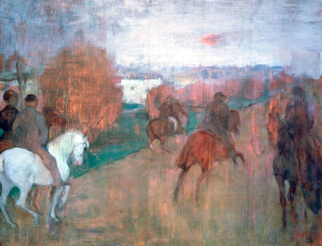 Lovasok, 1864-1868 alkotó: Edgar Degas