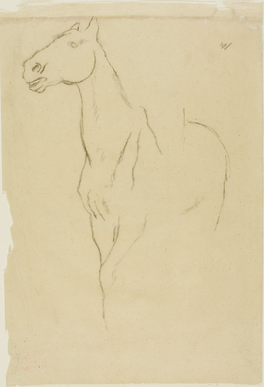 Ló fordult háromnegyedes alkotó: Edgar Degas