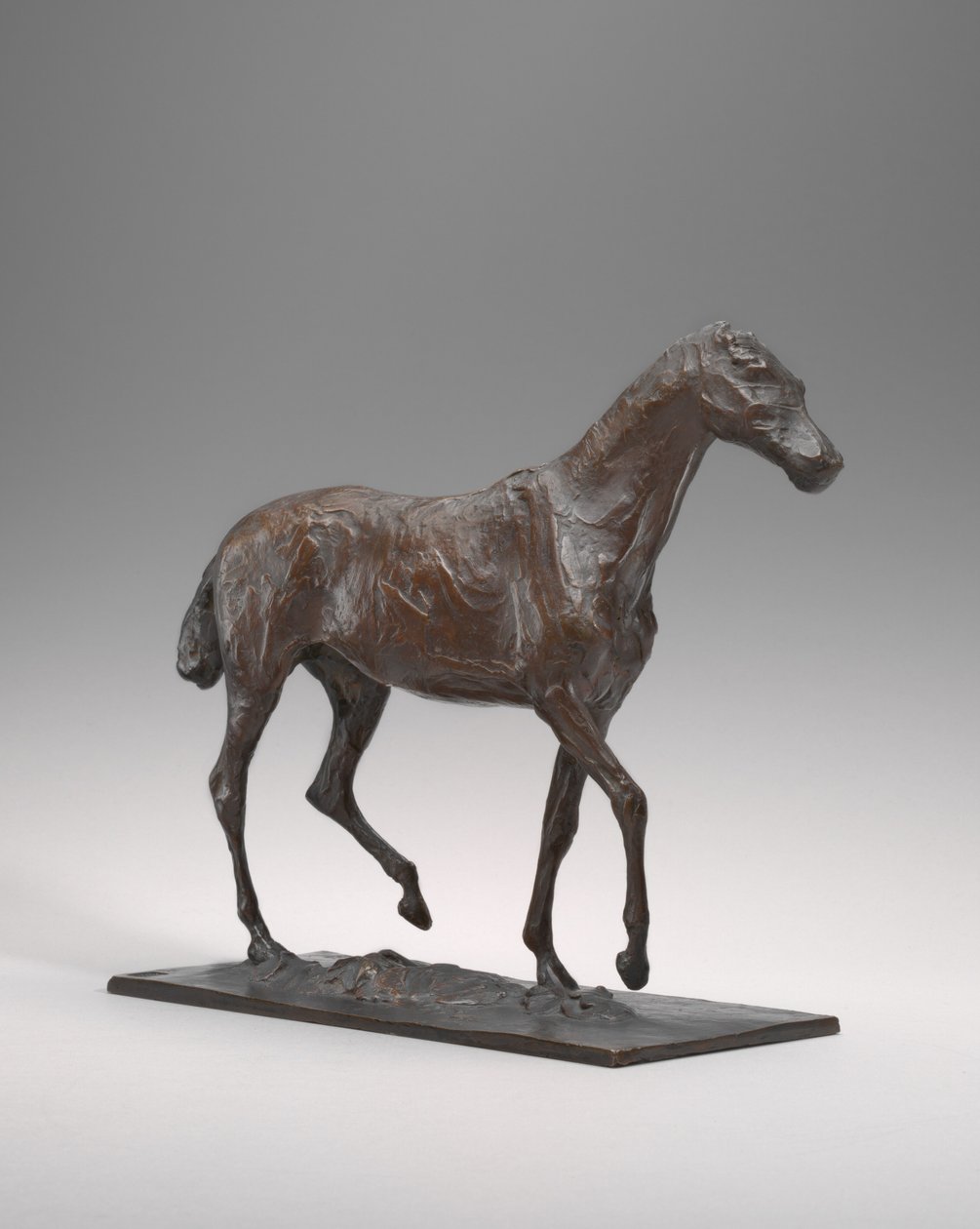 Lójárás, eredeti viasz valószínűleg 1870-es évek elején, öntött kb. 19201921. alkotó: Edgar Degas