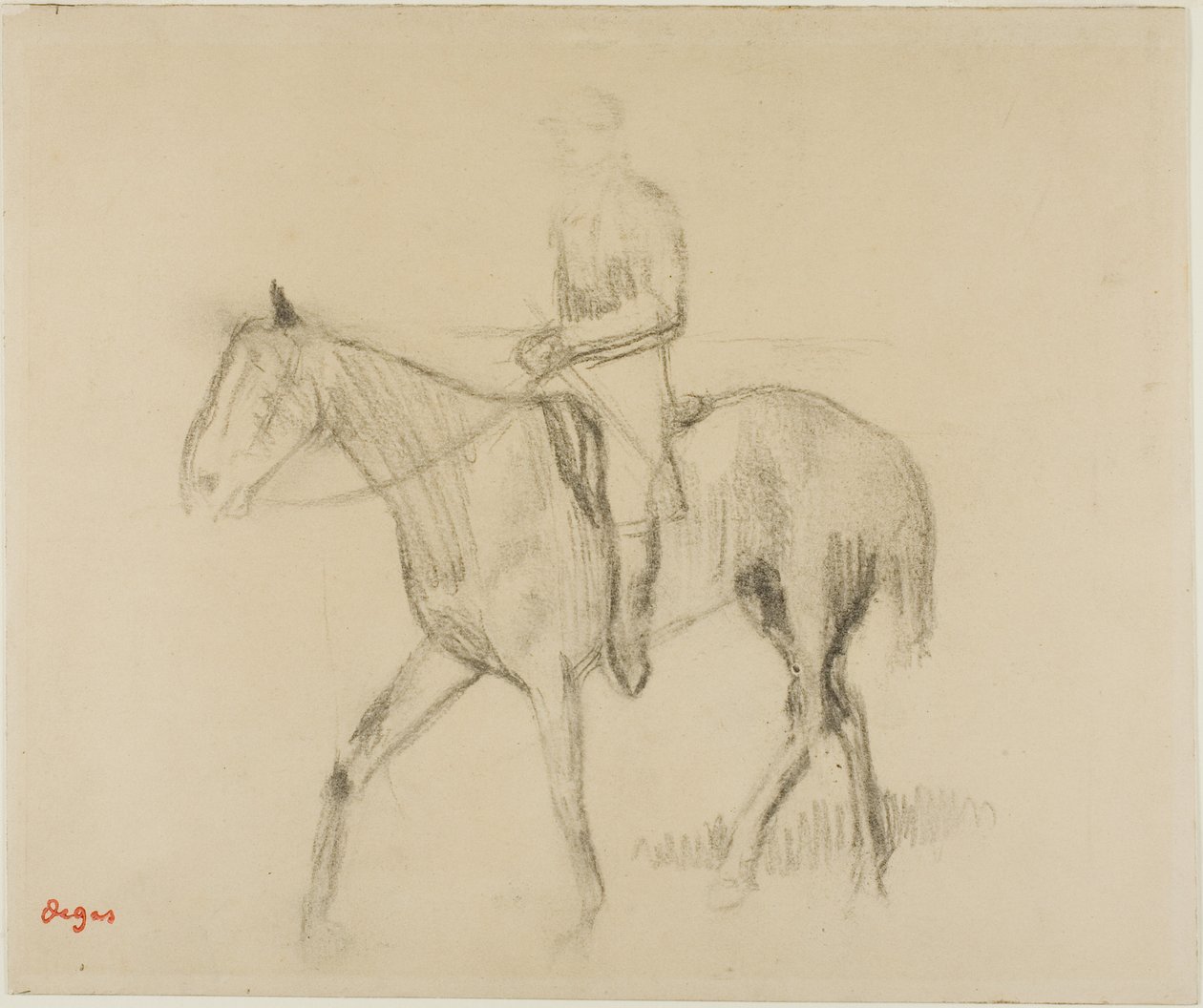 Ló és lovas alkotó: Edgar Degas